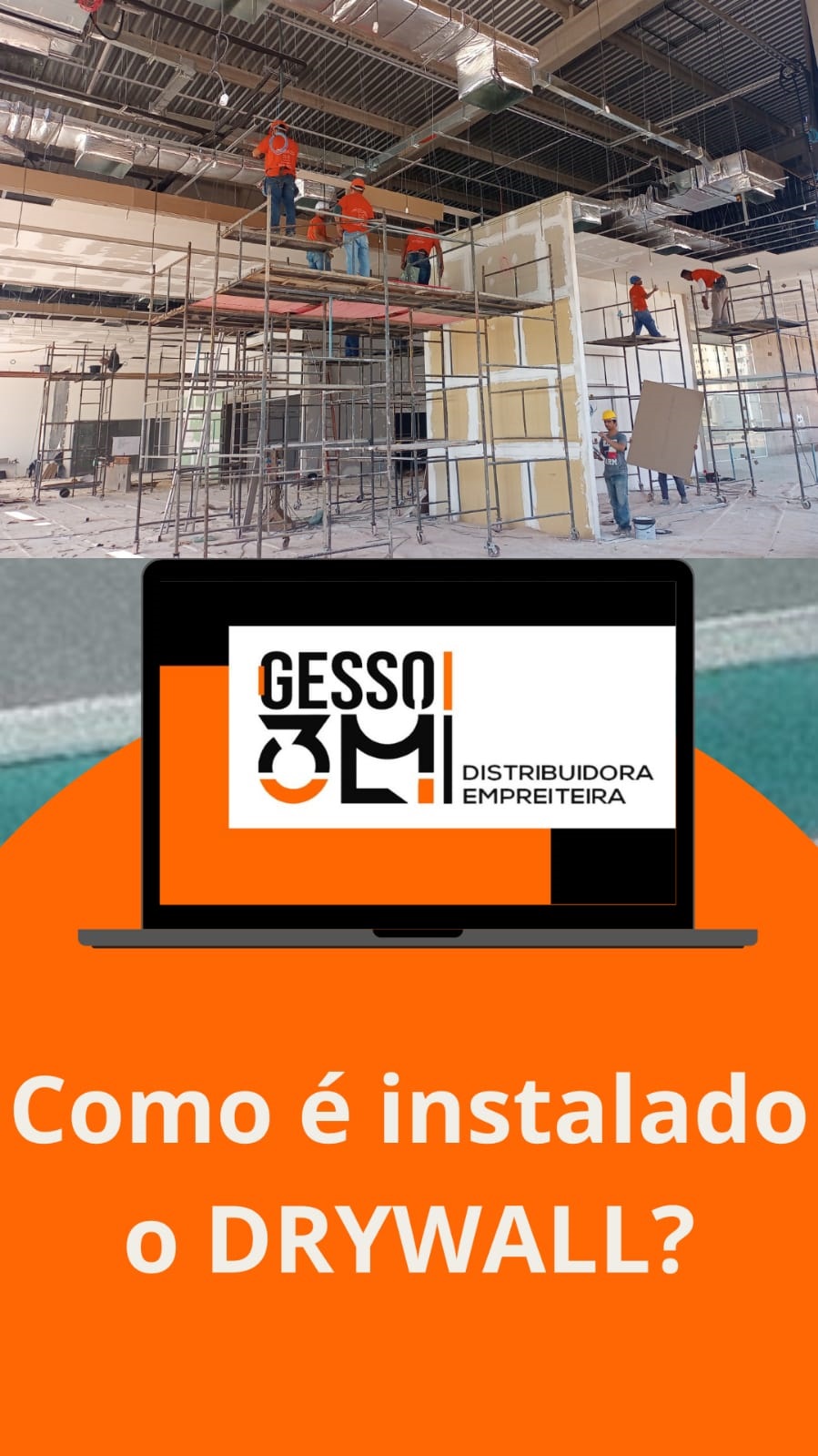 Como é Instalado o Drywall