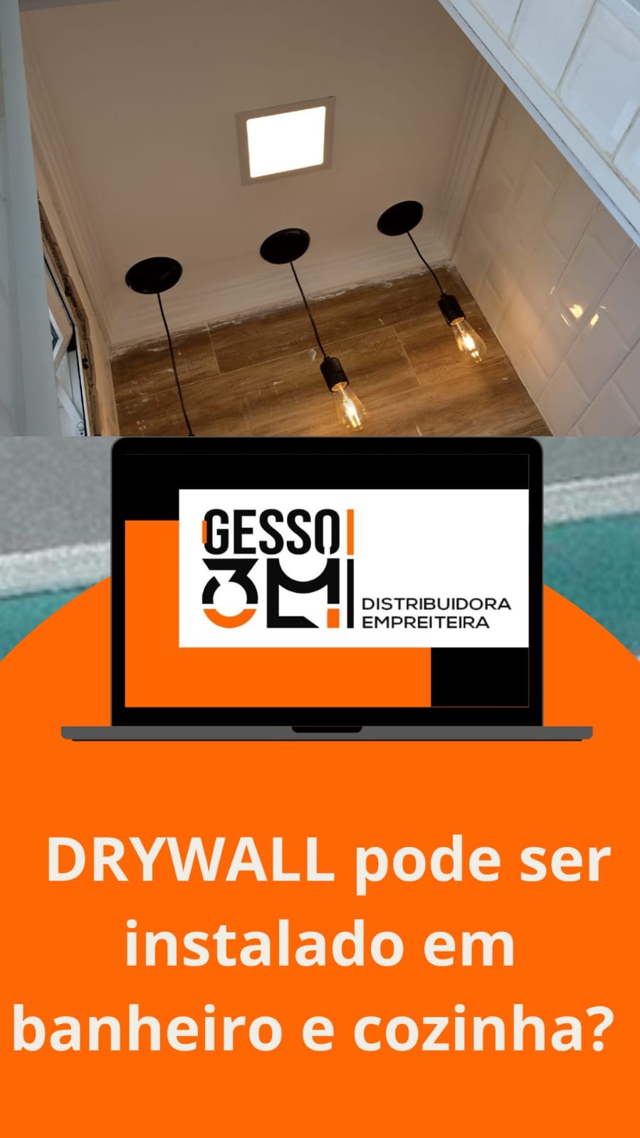 Drywall pode ser instalado em banheiro e cozinha?